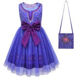 Wish Asha Princess Kids Girls Cosplay Costume Dress Outfits Halloween Carnival Suit